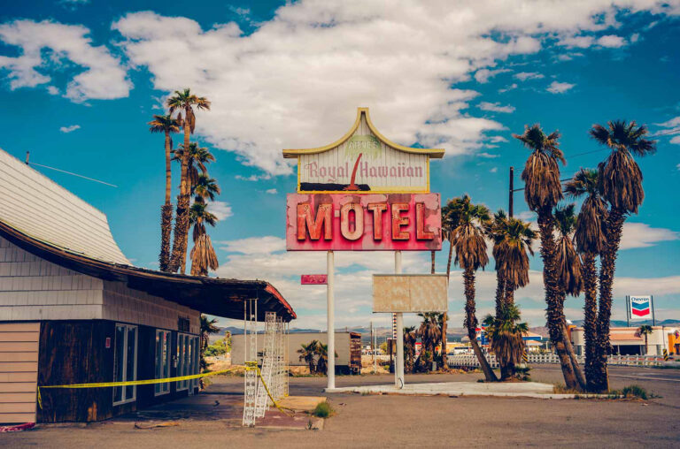 Fotografía del Motel adandonado en California por Nicolás Galeano