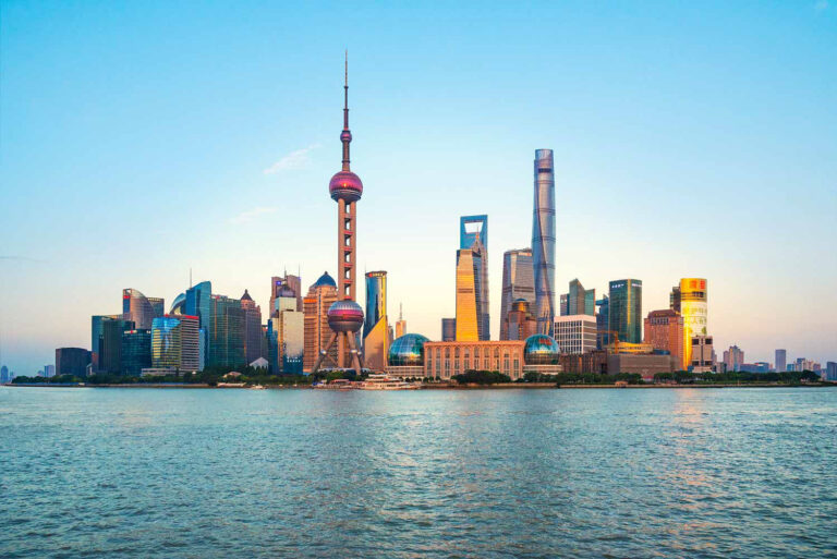 Fotografía del Rio Huangpu en Shanghai, china por Nicolás Galeano
